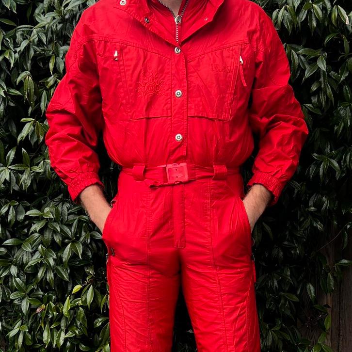 Vintage Retro Skipak (S), Kleding | Dames, Wintersportkleding, Gedragen, Pak, Maat 36 (S), Ophalen of Verzenden