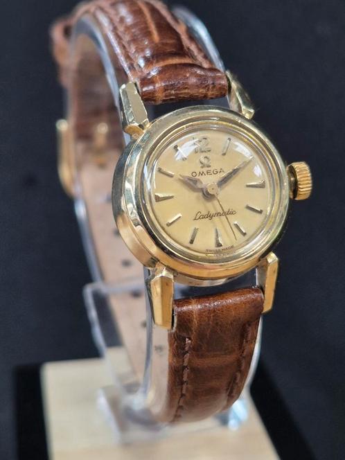 Omega Seamaster ladymatic goud/staal, Sieraden, Tassen en Uiterlijk, Horloges | Dames, Gebruikt, Overige merken, Goud, Ophalen of Verzenden