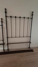 Zwart spijlen bed 190 bij 90 cm, Ophalen, Gebruikt, 90 cm, Eenpersoons
