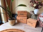 Set Vintage Whisky Kisten (3 stuks), Huis en Inrichting, Woonaccessoires | Kisten, Ophalen, Gebruikt, 50 tot 100 cm, Minder dan 50 cm