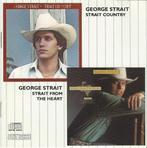 George Strait ‎– Strait Country/Strait From The Heart = 8,99, Ophalen of Verzenden, Zo goed als nieuw