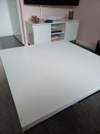 90 bij 90 zware kwaliteit salontafel, hoogglans wit, 50 tot 100 cm, Minder dan 50 cm, Zo goed als nieuw, Ophalen