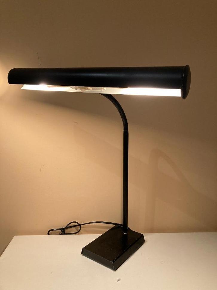 Anvia piano of bureaulamp, Huis en Inrichting, Lampen | Tafellampen, Gebruikt, Minder dan 50 cm, Metaal, Ophalen of Verzenden