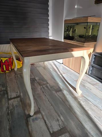 Landelijke Eettafel 160x90cm beschikbaar voor biedingen