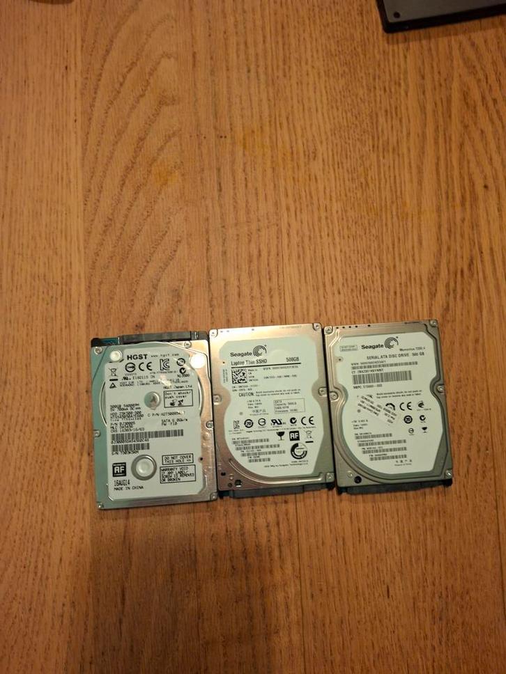 Diverse 2.5" HDD/SSD Harde Schijven - Getest, Computers en Software, Harde schijven, Gebruikt, Laptop, Intern, HDD, SATA, Ophalen of Verzenden