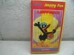 vhs 124a daffy duck en zijn vrienden happy fun, Alle leeftijden, Ophalen of Verzenden, Zo goed als nieuw