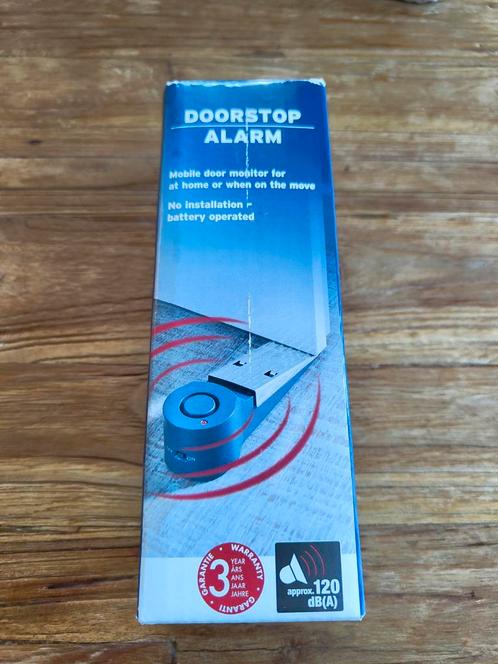 Deurstop Alarm 120dB - Zo Goed Als Nieuw, Huis en Inrichting, Woonaccessoires | Deurstoppers, Zo goed als nieuw, Binnen, Ophalen of Verzenden