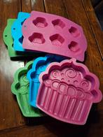 6 Siliconen Bakvormen, Ophalen of Verzenden, Gebruikt, Bakvorm