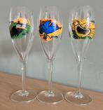 Set van drie champagneglazen Corneille, Glas of Glazen, Gebruikt, Ophalen of Verzenden, Glas