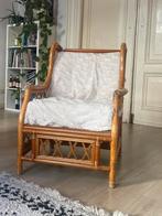 Rotan stoel leesstoel fauteuil riet, Huis en Inrichting, Fauteuils, Riet of Rotan, 75 tot 100 cm, Gebruikt, Bohemian