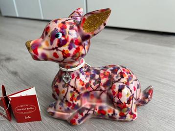 Origineel Pomme Pidou LuLu Bambi hertje / Spaarpot beschikbaar voor biedingen