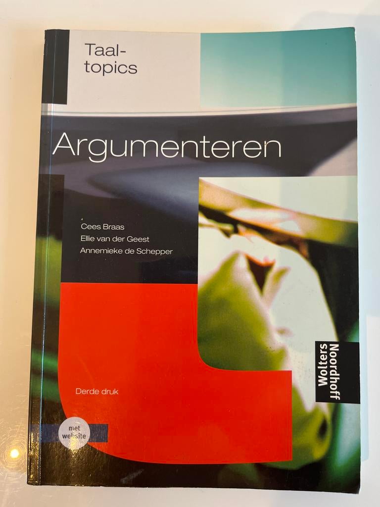 Argumenteren - Taaltopics, Boeken, Studieboeken en Cursussen, Ophalen of Verzenden, Alpha, Gelezen, HBO