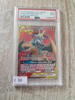 Pokémon Charizard & Braixen 212/236 Cosmic Eclipse psa 9, Ophalen of Verzenden, Zo goed als nieuw, Losse kaart