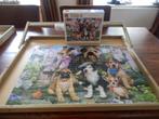 King legpuzzel 1000 stukken Fashion dogs., Ophalen of Verzenden, 500 t/m 1500 stukjes, Legpuzzel, Zo goed als nieuw