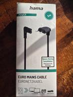 Hama netsnoer kabel 3 meter haaks, Audio, Tv en Foto, Audiokabels en Televisiekabels, Ophalen, Nieuw, 2 tot 5 meter, Overige kabels