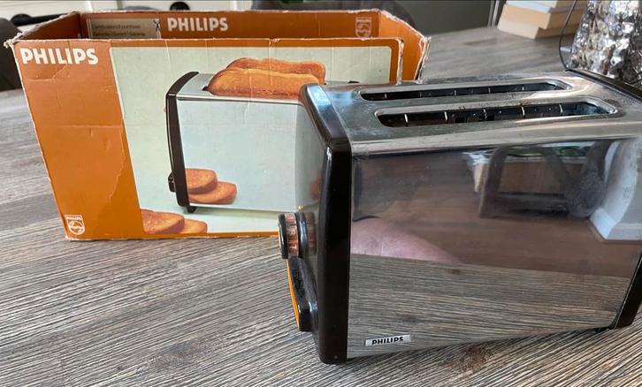 Philips Broodrooster - Vintage, Witgoed en Apparatuur, Broodroosters, Gebruikt, Meer dan 8 standen, Ophalen of Verzenden