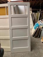 2-slag antieke extra brede 4-vlaks Bruynzeel paneeldeuren, Ophalen, Gebruikt