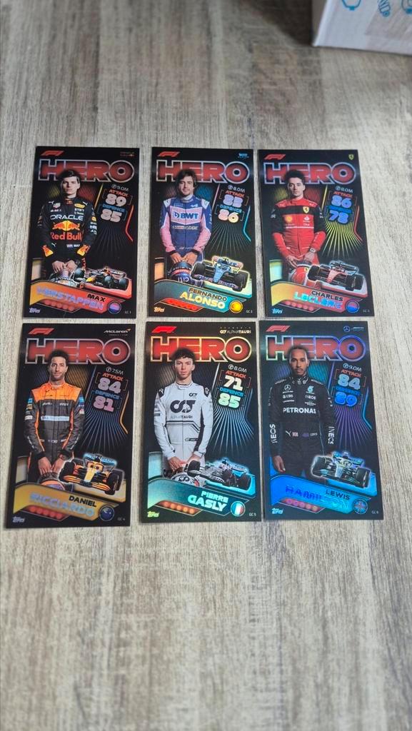 F1 Topps Turbo Attax 2022 complete set XL kaarten, Hobby en Vrije tijd, Verzamelkaartspellen | Overige, Zo goed als nieuw, Ophalen of Verzenden