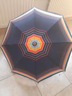 Retro knirps paraplu met een houten knop, Sieraden, Tassen en Uiterlijk, Paraplu's, Ophalen, Zo goed als nieuw, Zwart