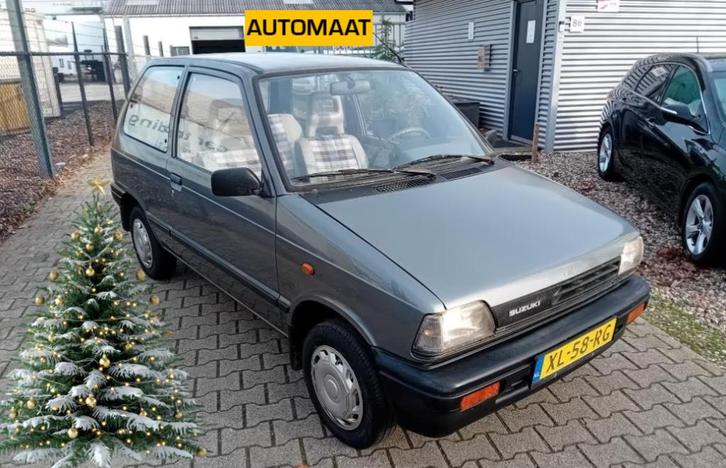 Suzuki Alto 0.8 GL AUTOMAAT S9 1989 Grijs 2 JAAR APK!!, Auto's, Suzuki, Bedrijf, Alto, Metallic lak, Radio, Benzine, Hatchback