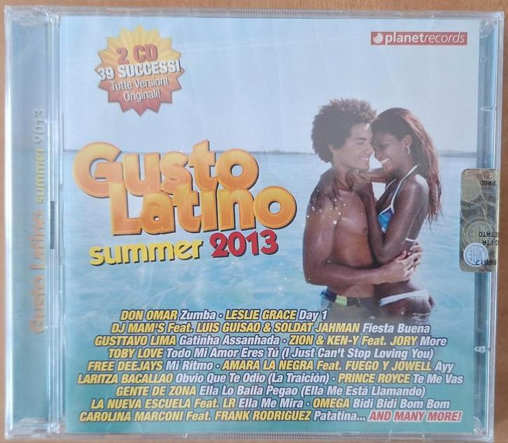 Gusto Latino Summer 2013 (2CD) sale latin CDs, Cd's en Dvd's, Cd's | Latin en Salsa, Nieuw in verpakking, Ophalen of Verzenden