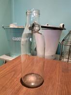 Oude Melkfles Gezocht, Huis en Inrichting, Woonaccessoires | Vazen, Ophalen of Verzenden, Overige kleuren, Glas, Minder dan 50 cm