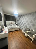 Boxspring, Huis en Inrichting, Ophalen, Wit, Tweepersoons, Zo goed als nieuw