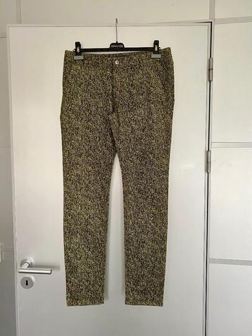 F249 Nieuw: Esprit maat 40=M broek geel/zwart/bruin jeans beschikbaar voor biedingen