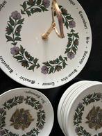 Vintage Kaasbordjes en Etalagere Gien - Les Formages, Ophalen of Verzenden, Porselein, Overige stijlen