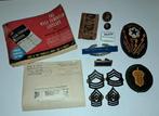 Militaria Lot - ETO, Verzamelen, Militaria | Tweede Wereldoorlog, Embleem of Badge, Amerika, Ophalen of Verzenden, Landmacht