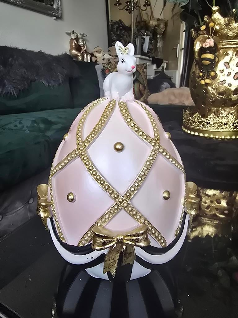 Paasei met Konijn Decoratie, Ophalen of Verzenden, Nieuw