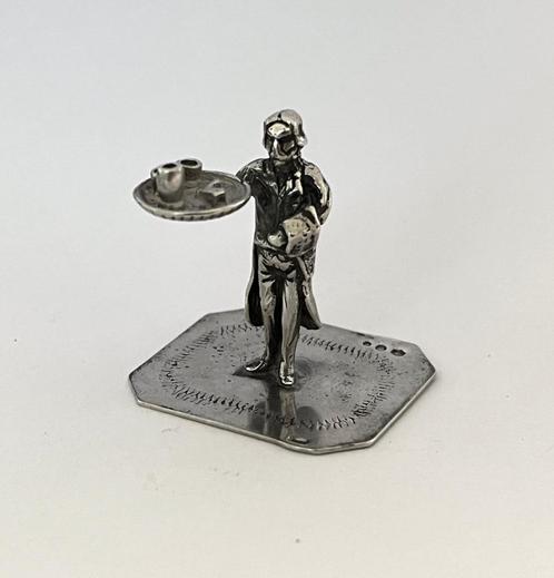 Zilveren Butler miniatuur, Antiek en Kunst, Antiek | Goud en Zilver, Ophalen of Verzenden