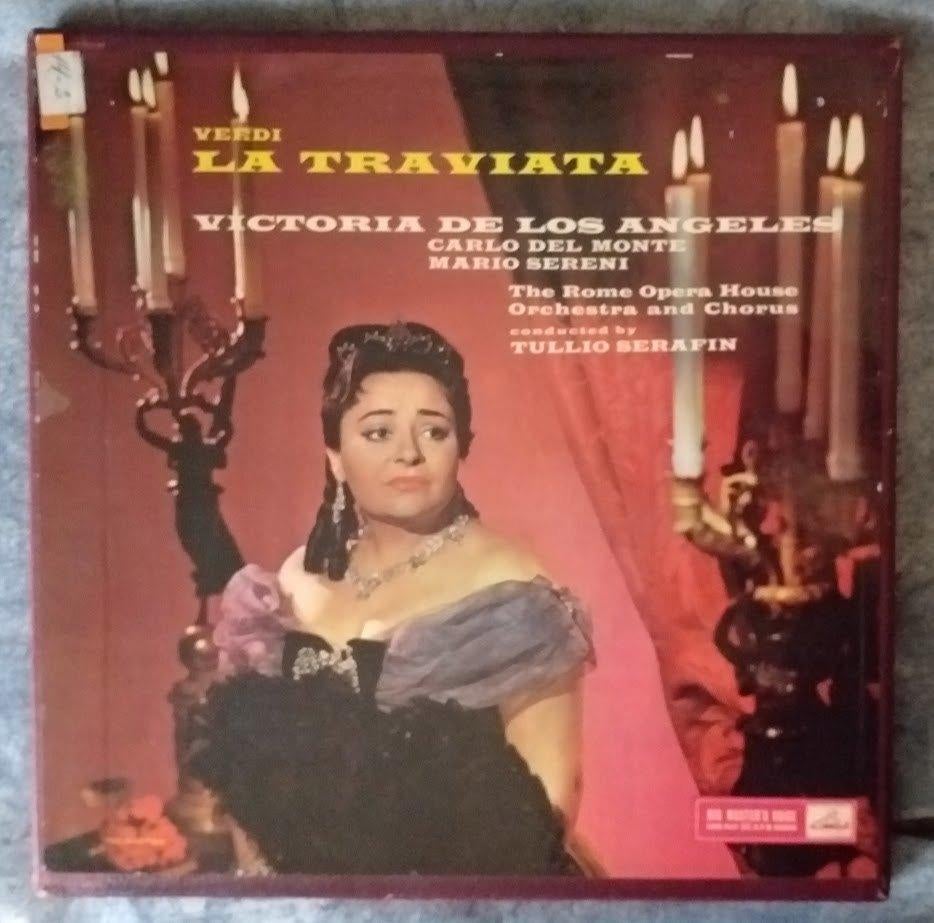 Vinylbox opera La Traviata van Verdi [5267]  [CdViKl], Opera of Operette, Ophalen of Verzenden, Zo goed als nieuw, 12 inch