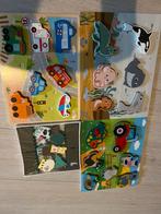 Puzzels & HEMA Boerderij Blokken Set, Ophalen, 2 tot 4 jaar, Meer dan 50 stukjes, Zo goed als nieuw