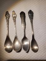 Antieke Zilveren Theelepels - Set van 4, Ophalen of Verzenden