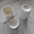 Eierdopjes tupperware ei vintage retro eierdop wit creme, Overige typen, Nieuw, Ophalen of Verzenden, Overige stijlen