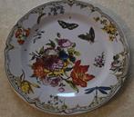 4 prachtige metalen borden met bloemen en vlinders!, Nieuw, Ophalen of Verzenden, Bord(en), Wedgwood