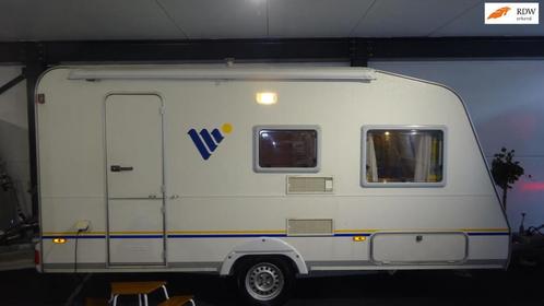 KNAUS Vimara 420 2003 DINETTE TREINZIT ruim aanrechtblok 850, Caravans en Kamperen, Caravans, Bedrijf, 750 - 1000 kg, Knaus, Hordeur