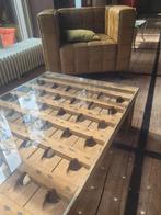 Salon tafel, Huis en Inrichting, Tafels | Salontafels, Gebruikt, 100 tot 150 cm, Minder dan 50 cm, Rechthoekig