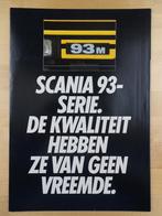 Scania 93 Serie Brochure ca 1989, Ophalen, Zo goed als nieuw, Overige merken, Scania