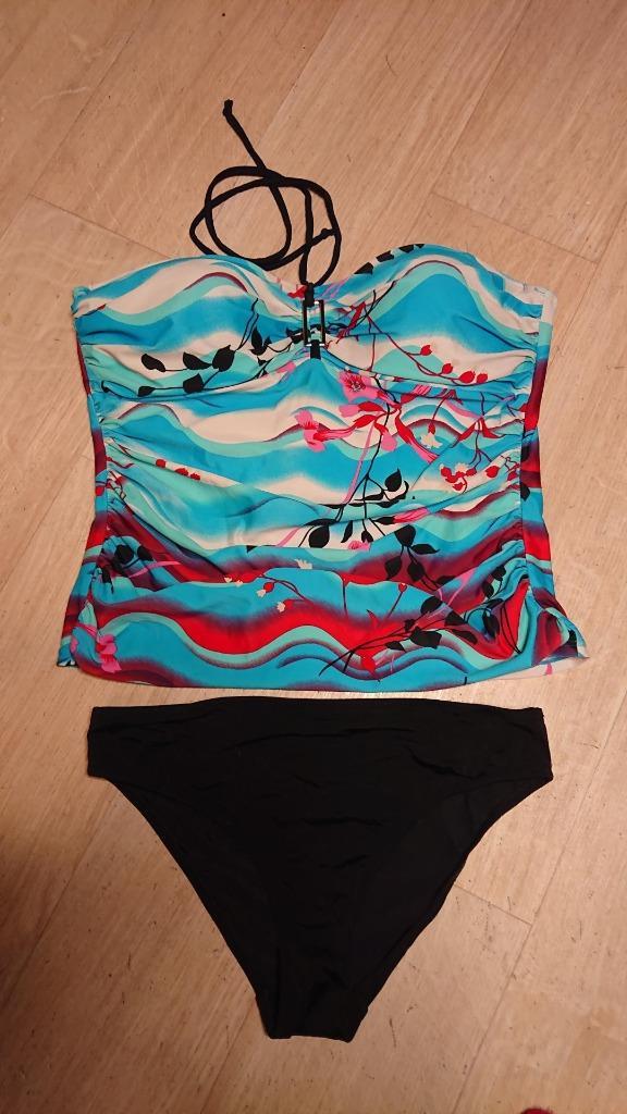 Diverse badpak tankini 38 oa Hunkemöller Shiwi Invorm, Kleding | Dames, Badmode en Zwemkleding, Zo goed als nieuw, Badpak, Zwart