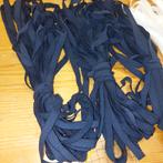 Donkerblauw Picot Elastiek - 10 Meter, Hobby en Vrije tijd, Naaien en Fournituren, Ophalen of Verzenden, Nieuw, Lint, Band of Elastiek