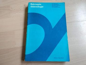 boek Beknopte didaxologie De Corte 1980 beschikbaar voor biedingen