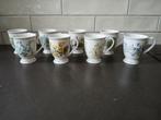 Helga Mârtaré kopjes bloemmotief bone China (8), Ophalen of Verzenden, Zo goed als nieuw, Overige stijlen, Kop(pen) en/of Schotel(s)