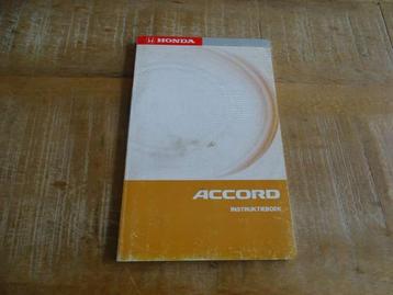 Honda Accord MK4 - Handleiding Instructieboek - Nederlands beschikbaar voor biedingen