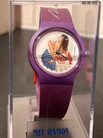 Swiss watch Mel Ramos Kunsthorloge - Nieuw!, Kunststof, Verzenden, Polshorloge, Swatch