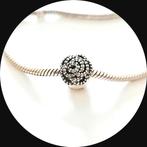 Pandora Clip glinsterende Roos 791529CZ / retired zirkonia, Gebruikt, Pandora, Ophalen of Verzenden, 1 bedel