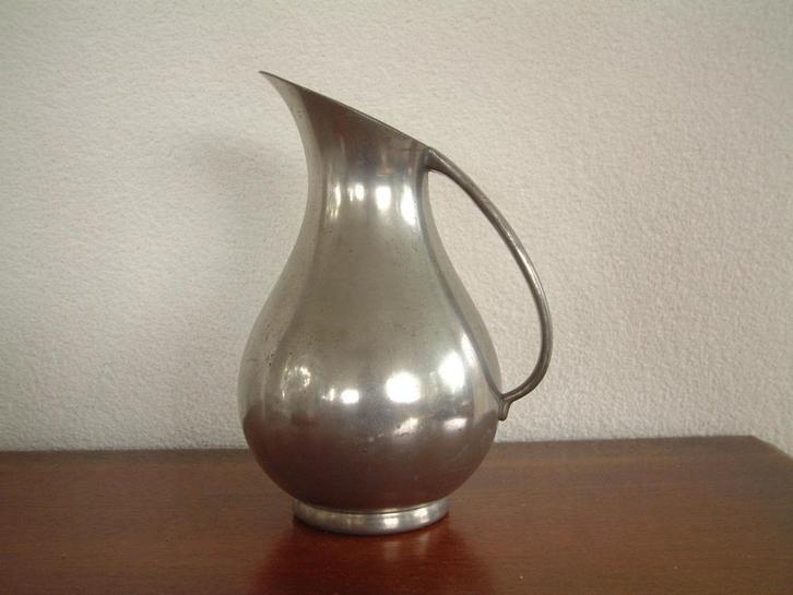 oude tin tinnen kan met oor Metawa, Antiek en Kunst, Antiek | Tin, Ophalen of Verzenden