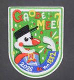 Embleem Oeteldonk 2026 Gaode mee? op een jasje met carnaval, Hobby en Vrije tijd, Ophalen of Verzenden, Nieuw