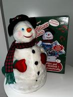 Vintage sneeuwman met diorama; muziek en beweging, Ophalen of Verzenden